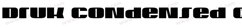 Druk Condensed Cyr S字体转换